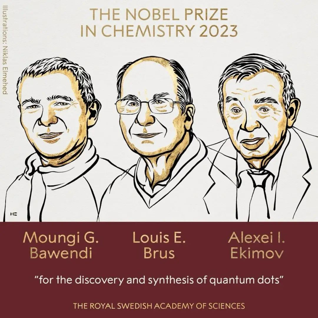2023诺贝尔化学奖：他们让纳米技术有了颜色，元素周期表从此有了第三个维度
